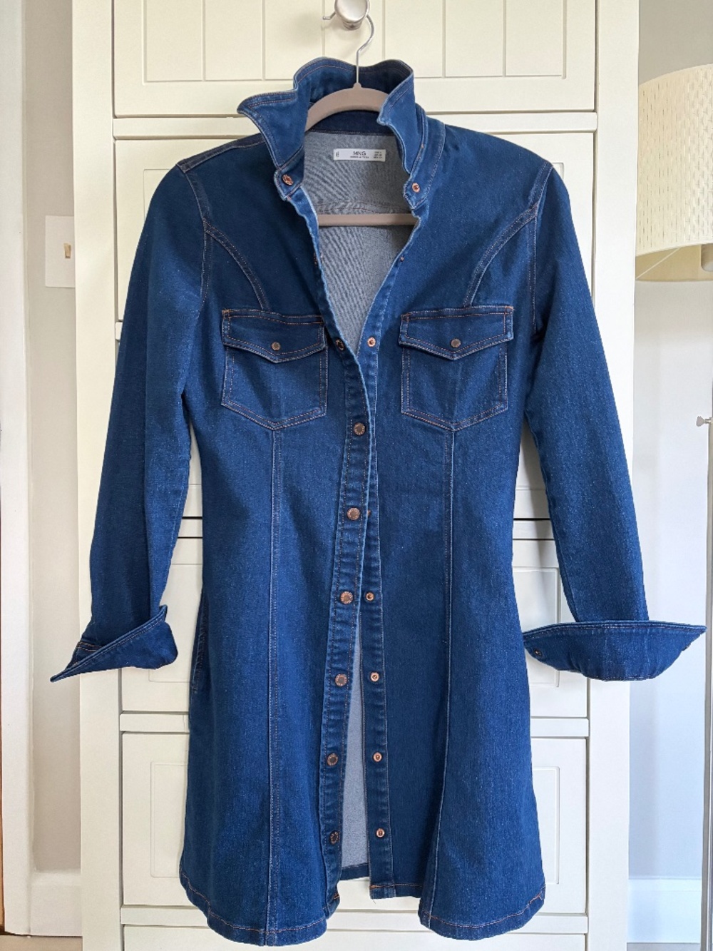 Mango denim one piece jacket
